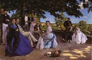 Frederic Bazille Family Reunion oil painting